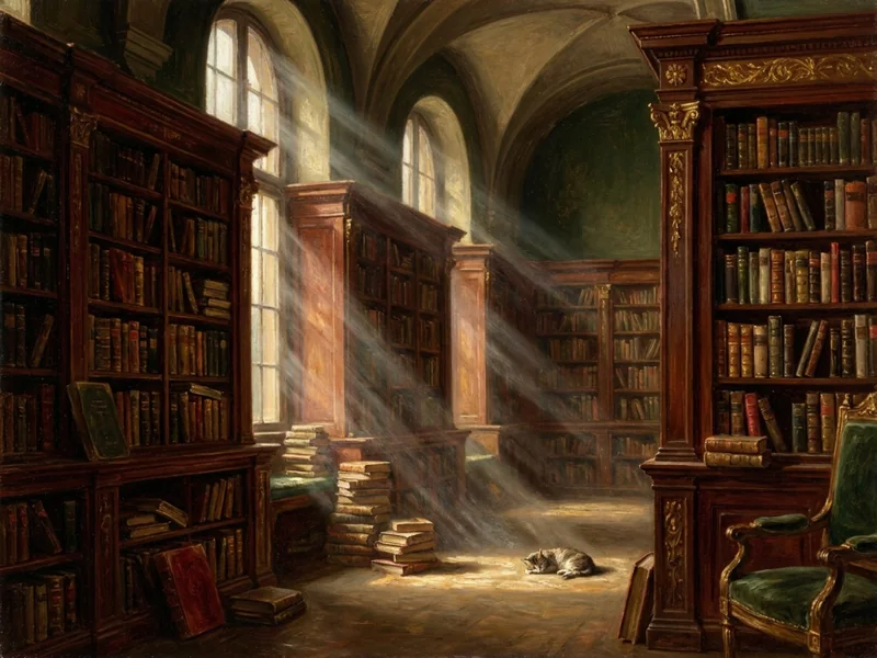 Dark Academia Library